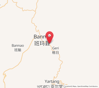 Map of Jiangritang, Qinghai