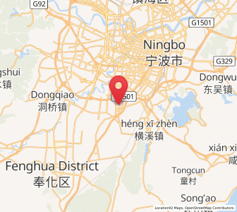 Map of Jiangshan, Zhejiang