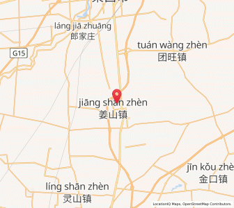 Map of Jiangshan, Shandong