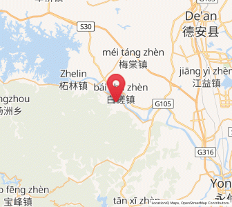 Map of Jiangshang, Jiangxi