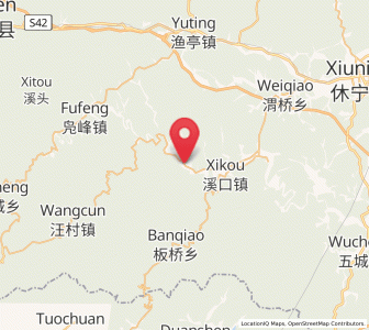 Map of Jiangtan, Anhui