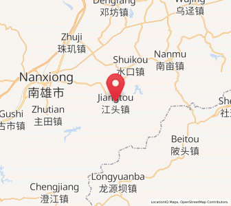 Map of Jiangtou, Guangdong