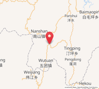 Map of Jiangtousi, Hunan