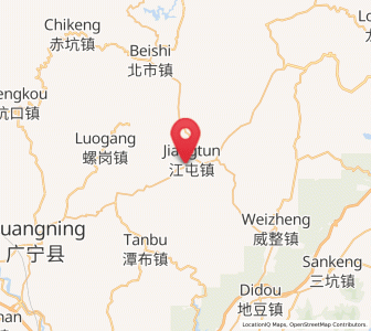 Map of Jiangtun, Guangdong