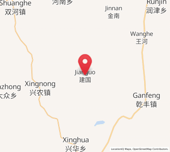 Map of Jianguo, Heilongjiang