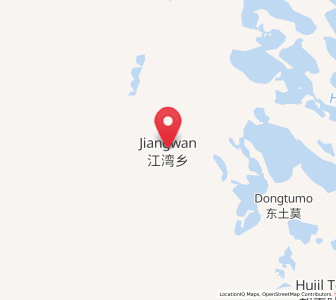Map of Jiangwan, Heilongjiang