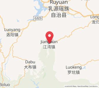 Map of Jiangwan, Guangdong