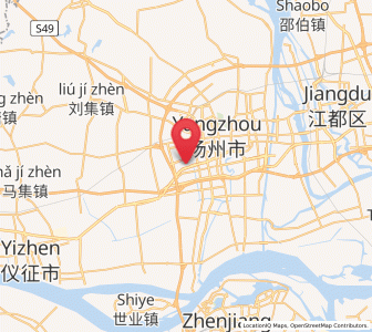 Map of Jiangwang, Jiangsu