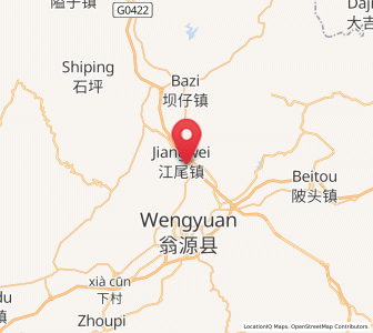 Map of Jiangwei, Guangdong