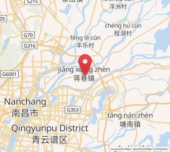 Map of Jiangxiangzhen, Jiangxi