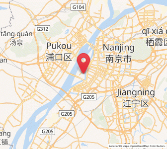 Map of Jiangxinzhou, Jiangsu