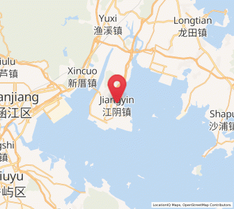 Map of Jiangyin, Fujian