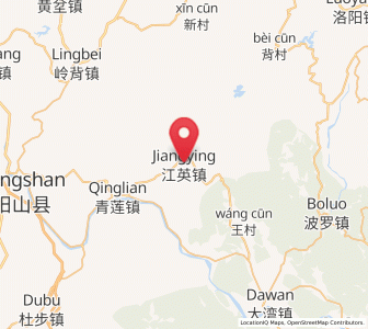Map of Jiangying, Guangdong