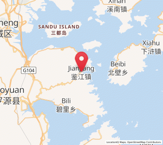 Map of Jianjiang, Fujian