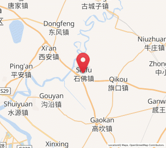 Map of Jianli, Liaoning