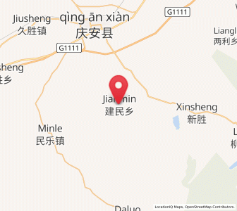 Map of Jianmin, Heilongjiang