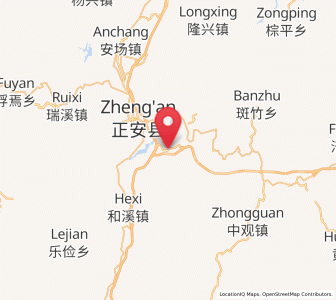 Map of Jianping, Guizhou