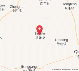 Map of Jianshe, Heilongjiang