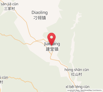 Map of Jiantang, Heilongjiang
