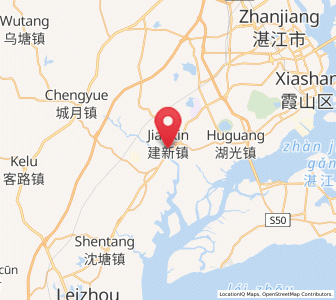 Map of Jianxin, Guangdong