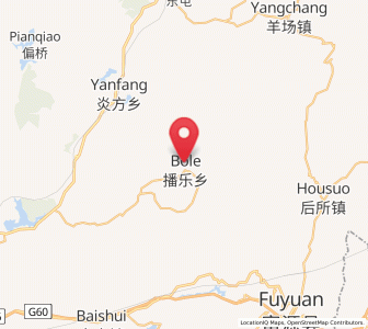 Map of Jianxincun, Yunnan