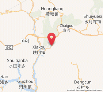Map of Jianyangping, Hubei