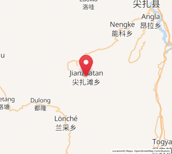 Map of Jianzhatan, Qinghai