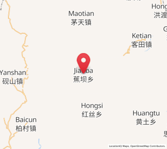 Map of Jiaoba, Guizhou