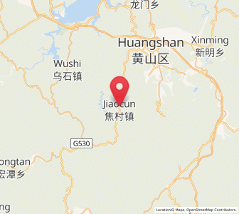 Map of Jiaocun, Anhui