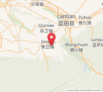 Map of Jiaodai, Shaanxi