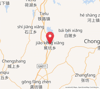 Map of Jiaokeng, Jiangxi