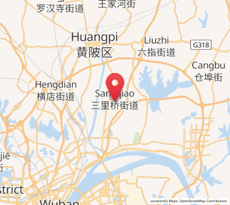 Map of Jiaomingsi, Hubei