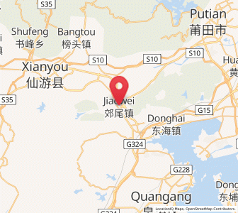 Map of Jiaowei, Fujian