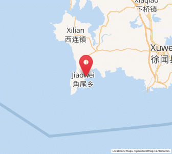 Map of Jiaoweixiang, Guangdong