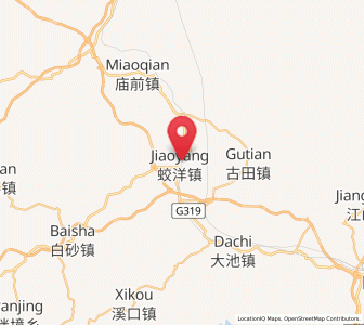 Map of Jiaoyang, Fujian