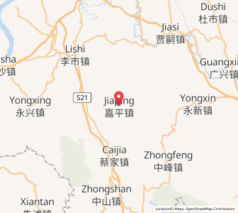 Map of Jiaping, Chongqing