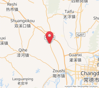 Map of Jiaqiao, Hunan