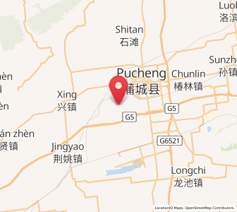 Map of Jiaqu, Shaanxi