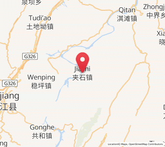 Map of Jiashi, Guizhou