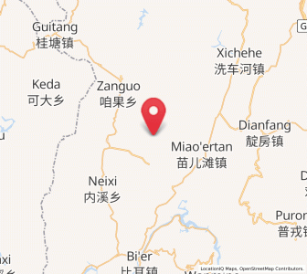Map of Jiashi, Hunan