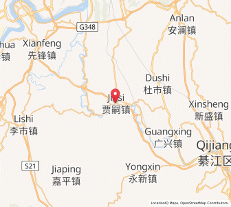 Map of Jiasi, Chongqing