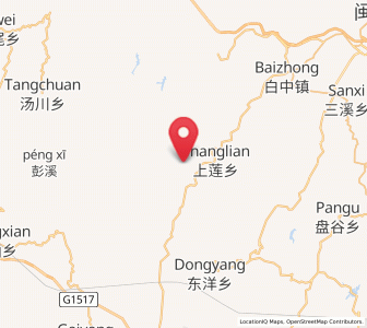 Map of Jiatou, Fujian