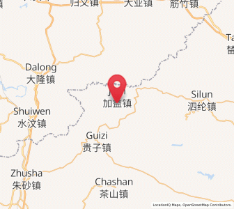 Map of Jiayi, Guangdong