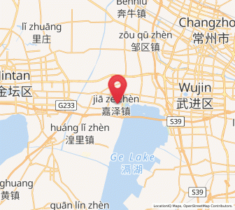 Map of Jiaze, Jiangsu