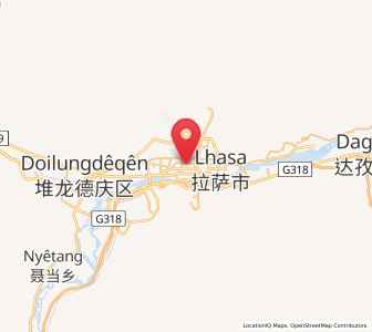 Map of Jibenggang, Tibet