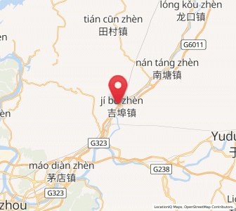Map of Jibu, Jiangxi