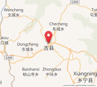 Map of Jichang, Shanxi