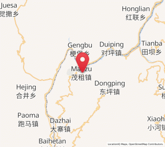 Map of Jiecun, Yunnan