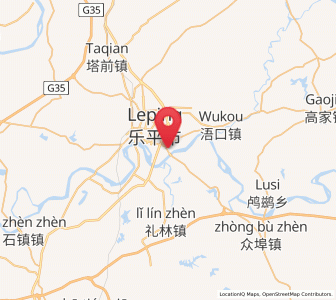 Map of Jiedu, Jiangxi