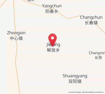 Map of Jiefang, Heilongjiang